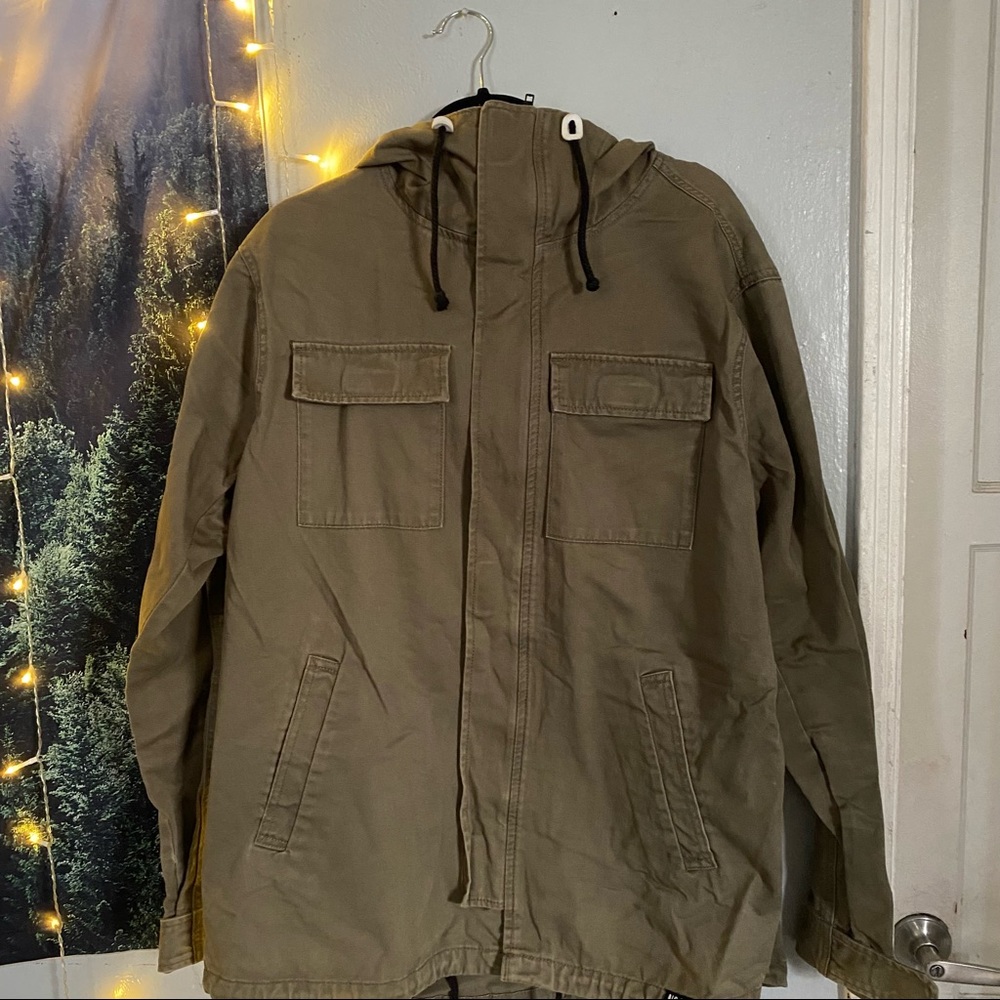 Green Rain Coat